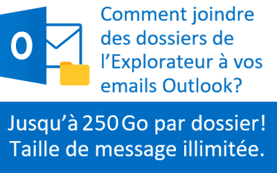 Comment attacher des dossiers aux emails Outlook en faisant un simple glisser-déposer.